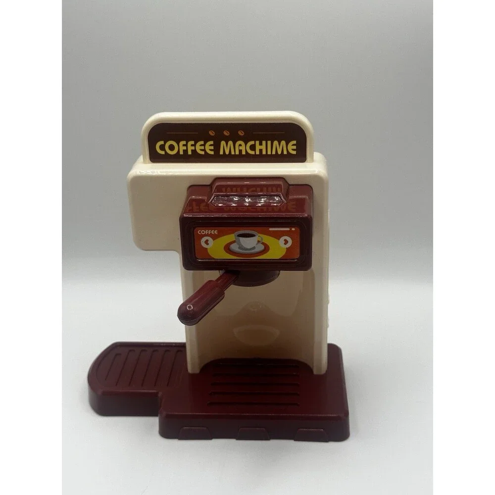 Mini Espresso Coffee Machime Toy Play Set Kitchen Pretend Play Kid